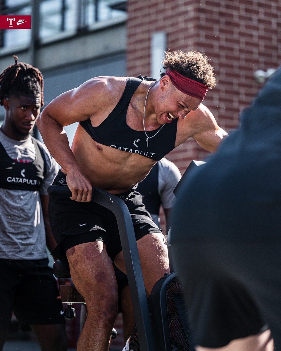 Comin’ in hot 🔥💪

#TempleTUFF