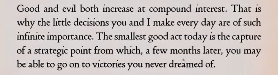 tillwehvfaces's tweet image. This small paragraph from C.S. Lewis radically changed my life