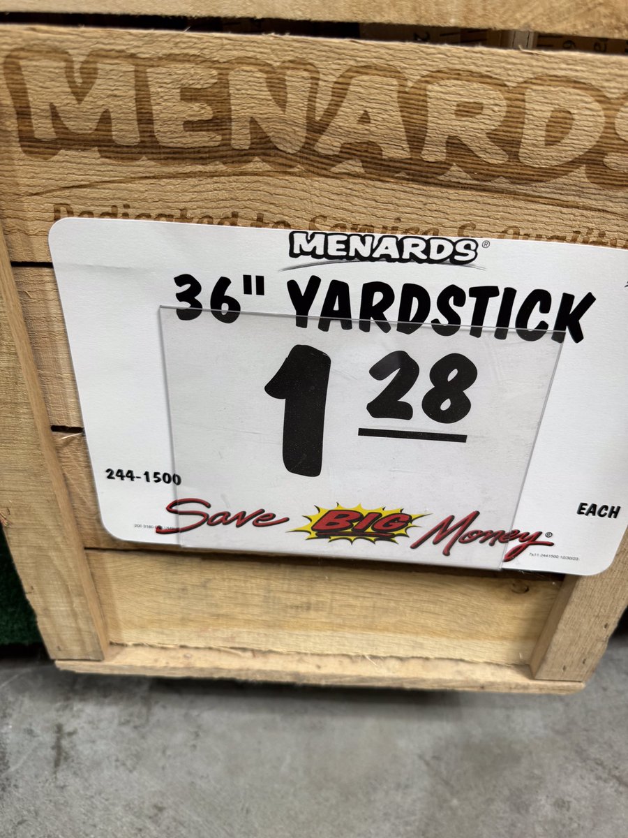 IndyMikeWms's tweet photo. A little something to ponder. 
Is there any other measure of a yard? https://t.co/JYfYqGzeOd
