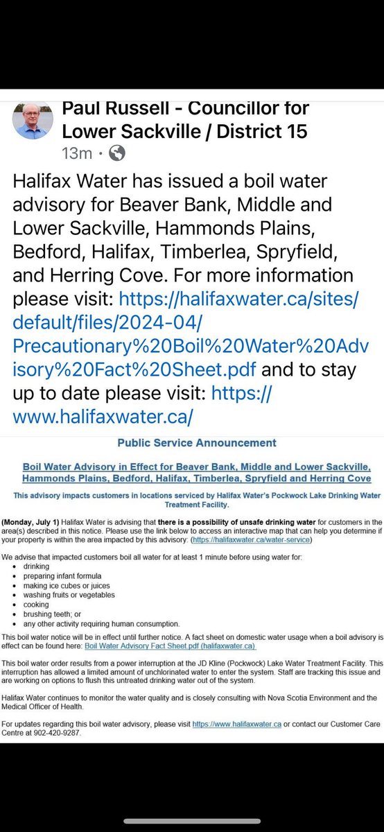 For Canada Day, Halifax gets to experience the conditions on many reserves!