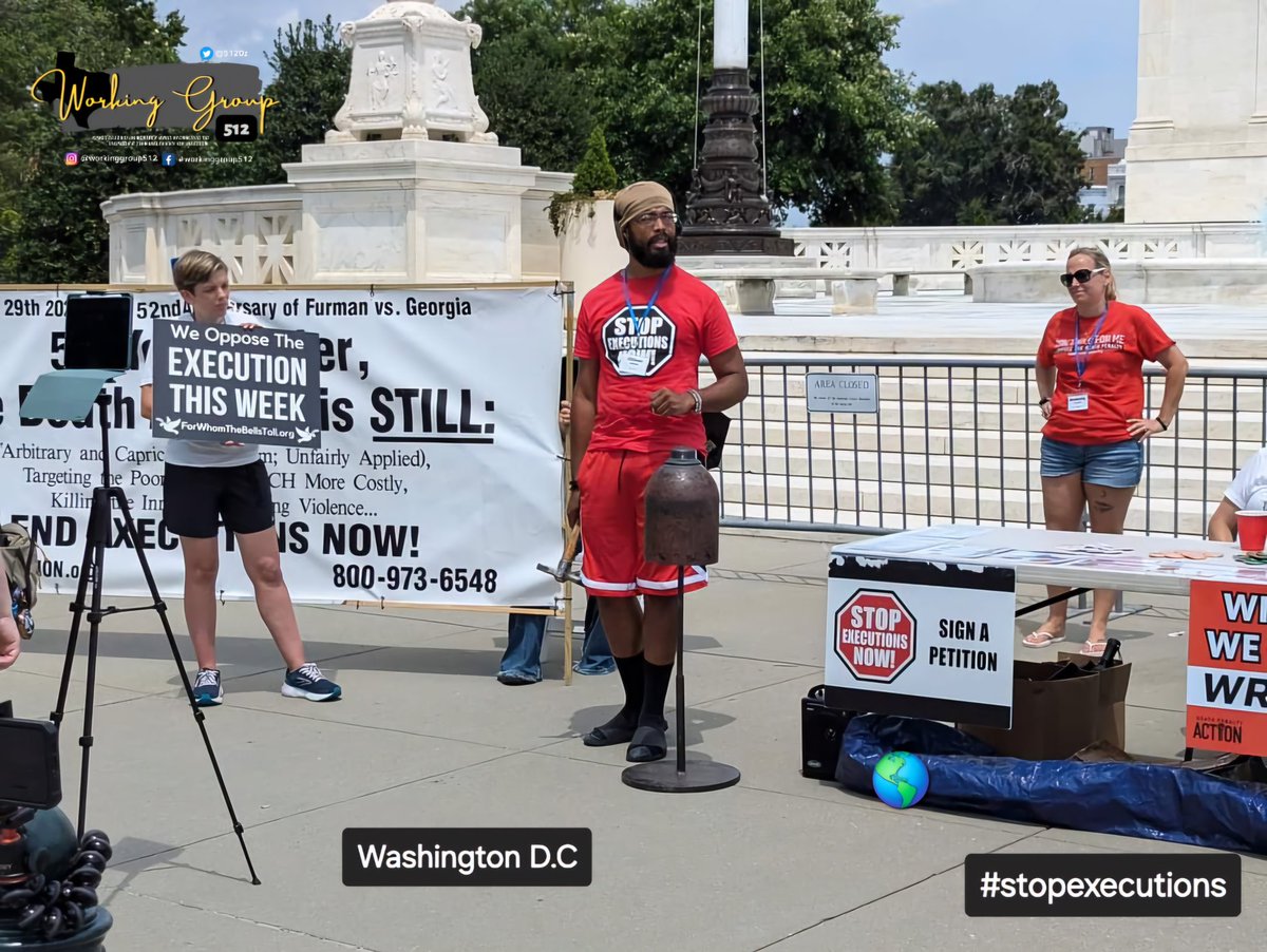 512Oz's tweet photo. 🔊 Hear our Founder #live @ 6PM (EST)
from #CapitolHill & #SCOTUS #inDC!
#StopExecutionsNow
@DeathPenaltyAct | #share 🌎 https://t.co/YbLM0BfF3S