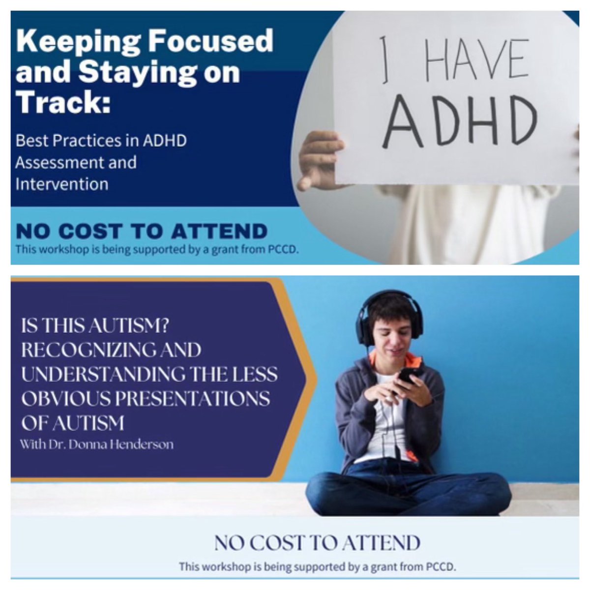 MCIU is hosting in-person workshops for school psychologists to start next school year.  Both workshops are free of charge! “ADHD Assessment”Wed.Aug. 21, with Dr.Ryan &amp; “Recognizing less Obvious Presentations of Autism” Thurs. Aug. 22, with Dr.Henderson.  mciu.org/register