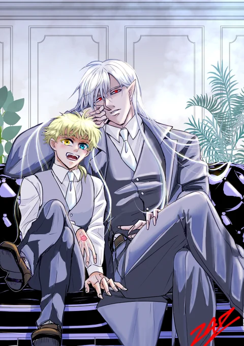 #7月になったのでフォロワーさんに自己紹介 おはようございます!こんな感じでイケオジ描いたりBL描いたり女の子も描く、漫画描きの247(ニシナ)といいます昨日の繋がりタグへの反応ありがとうございます!新しく繋がってくださった方、いつも反応下さる方これからもよろしくおねがいします! 