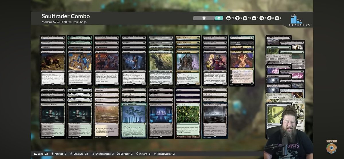 MTG Goldfishで《巣穴の魂商人》を使ったモダンの無限コンボ(っぽい