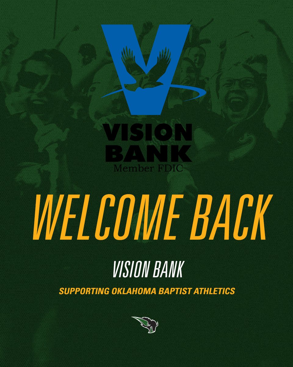 OBU_Athletics's tweet photo. The Vision Bank "Fan Cam" is back! @visionbankok 

Vision Bank - See the Difference!

#BisonPartners https://t.co/HQtUNSqPU5