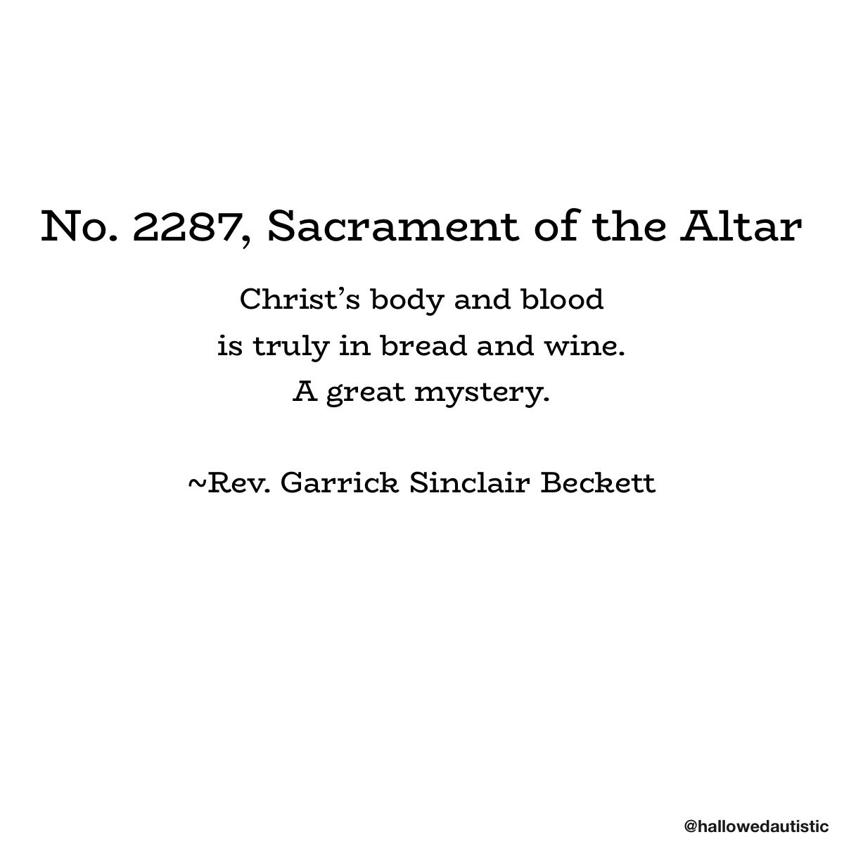orthodoxscribe's tweet photo. A haiku on the Lord’s Supper. #christianpoetry #instagod #lutheran #lcms #writersofinstagram #writersnetwork #poetry #poetrycommunity #poem #poetsociety #poetsofinstagram #lordssupper #eucharist #smallcatechism #truepresence #haiku https://t.co/ECRgNAY5AM