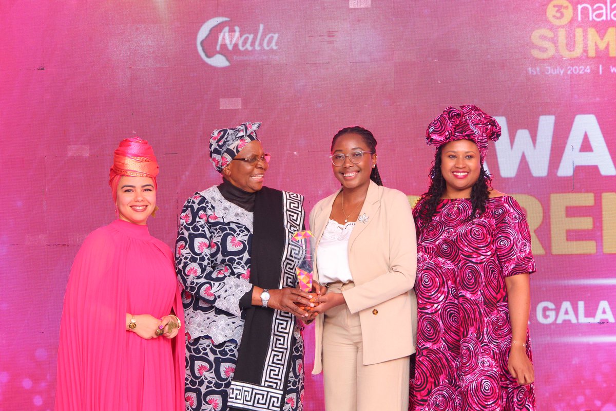 _Nalafem's tweet photo. Nalafem Award: Advancing Intergenerational Leadership 

Awardee: @VPofNamibia
#NalafemSummit2024 #IamNala #Namibia https://t.co/UY8HGYTOnp