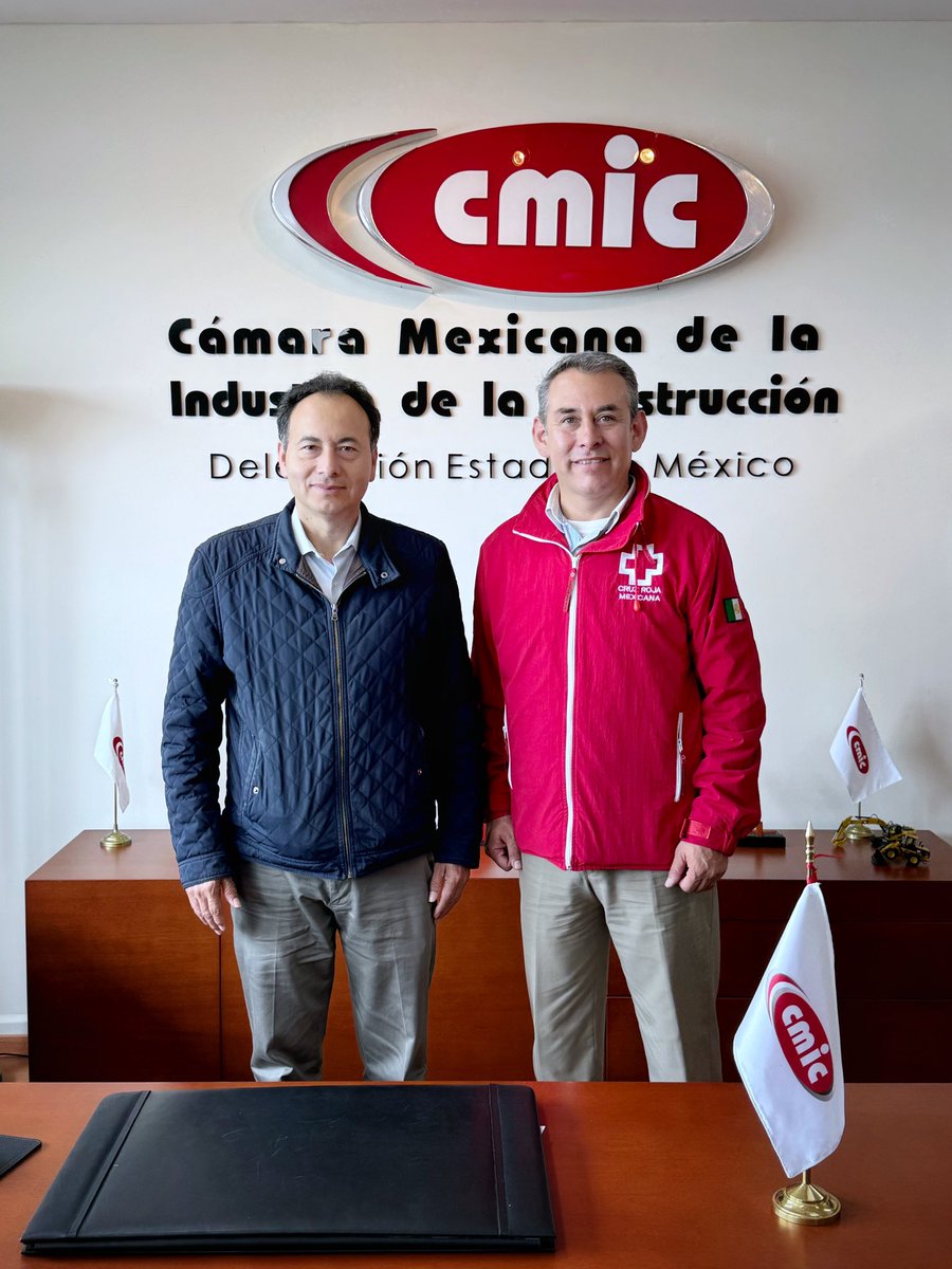 Me reuní con el Ing Arnulfo Martínez Sánchez, Presidente de <a href="/CMIC_Edomex/">CMIC Edomex</a> a quien le presenté el proyecto de remodelación y ampliación del hospital <a href="/CRMTOLUCA/">Cruz Roja Toluca</a>; celebro su gran espíritu humanitario y agradezco la disposición para sumarse en apoyo a esta gran obra #AyudarNosMueve