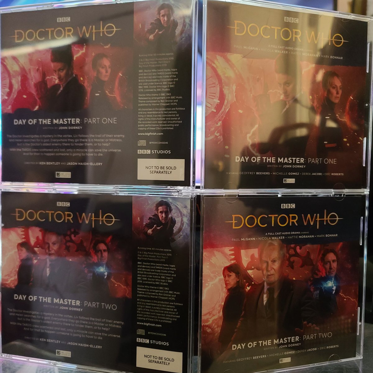 TheMetalWhovian's tweet photo. #NewProfilePic is my current #BigFinish relisten, "Ravenous 4: Day of The Master" by John Dorney. This is one of the absolute best #DoctorWho finales! *cough cough, take some notes RTD*
#Ravenous #8thDoctor #LivChenka #HelenSinclair #TheEleven #TheMaster #Missy #PhysicalMedia https://t.co/MhPKKUOzLj