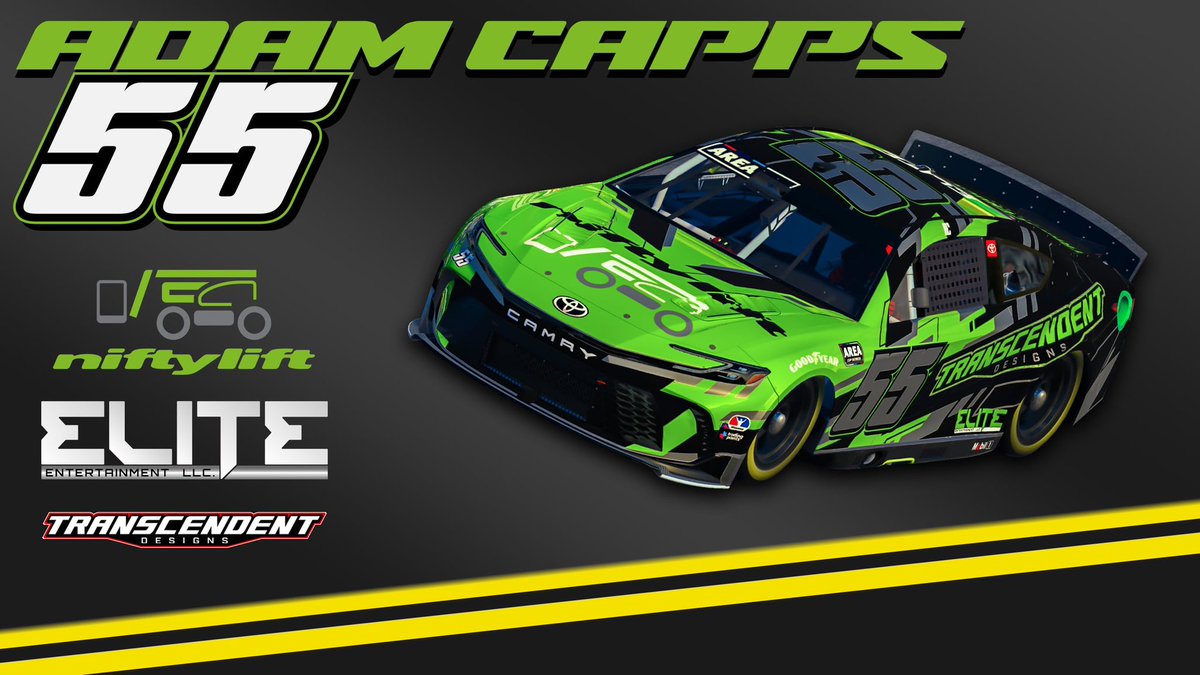 Time to see if we can qualify my way in to the <a href="/AREAiRacing/">AREA iRacing</a> 500 tonight. Thanks again to <a href="/NiftyliftWorld/">Niftylift Worldwide</a>, <a href="/TeamTranscendnt/">Team Transcendent</a> and <a href="/EliteEnt_llc/">Elite Entertainment</a>