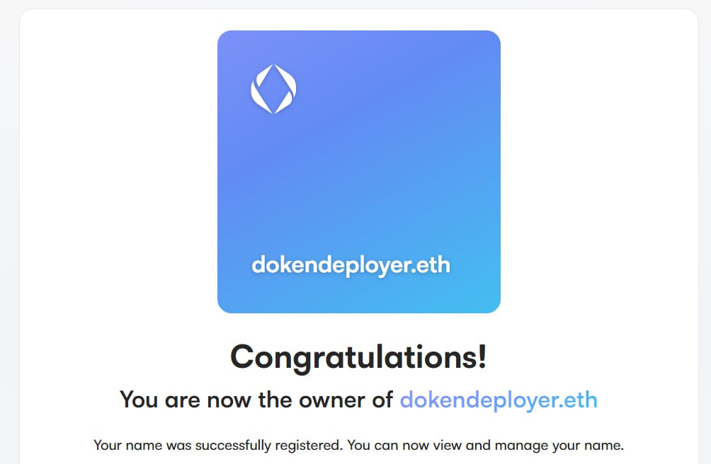 $DOKEN ENS updated!

#Ethereum #Etherscan