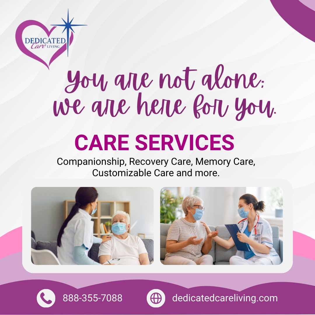 CareDedicated's tweet photo. Remember, you are not alone; we are here for you. Together, we can make this chapter of your life fulfilling and joyful. 

Visit our website https://t.co/rd9fXG8B1w

#Customizablecare #Seniorcare #seniorliving #recoverycare #socialmedia #DedicatedCareLiving #InHomeCare https://t.co/rVxrBId5gX