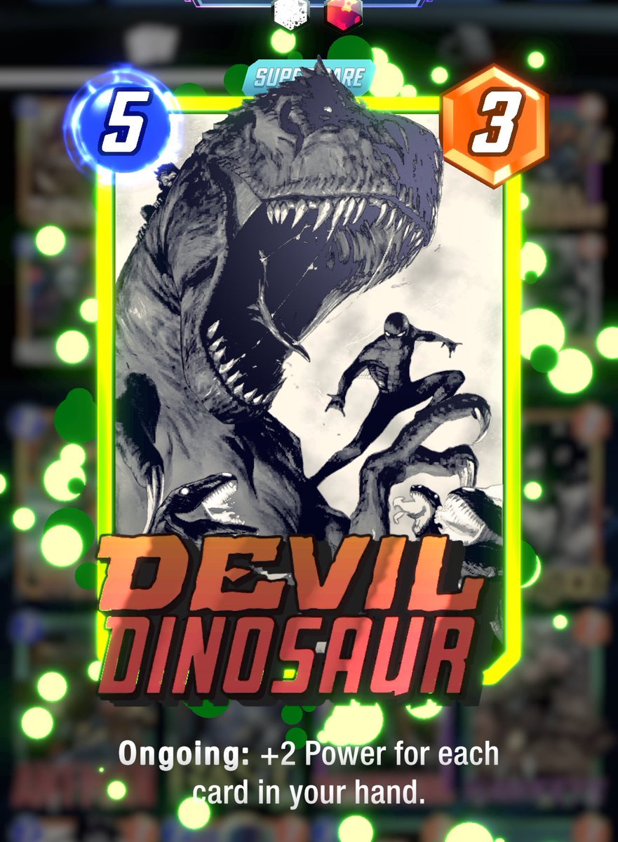 ShieldAgent's tweet image. Been slacking on posting for a few months, life lol. Never shared my free Neon Green border @bbrode @SnapVariants @MARVELSNAP @seconddinner #MARVELSNAP #Marvel #MarvelComics #Ink #kirbykrackle #devildinosaur