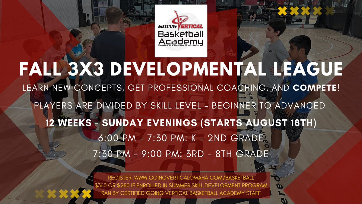 Looking for the ideal place to take your game to the next level this Fall? Our Skill Development Program + 3x3 Developmental League IS the best way for players to improve. Fewer games ..MORE DEVELOPMENT. #GrowingTheGame #FactsOnly 💯💯🏀🏀