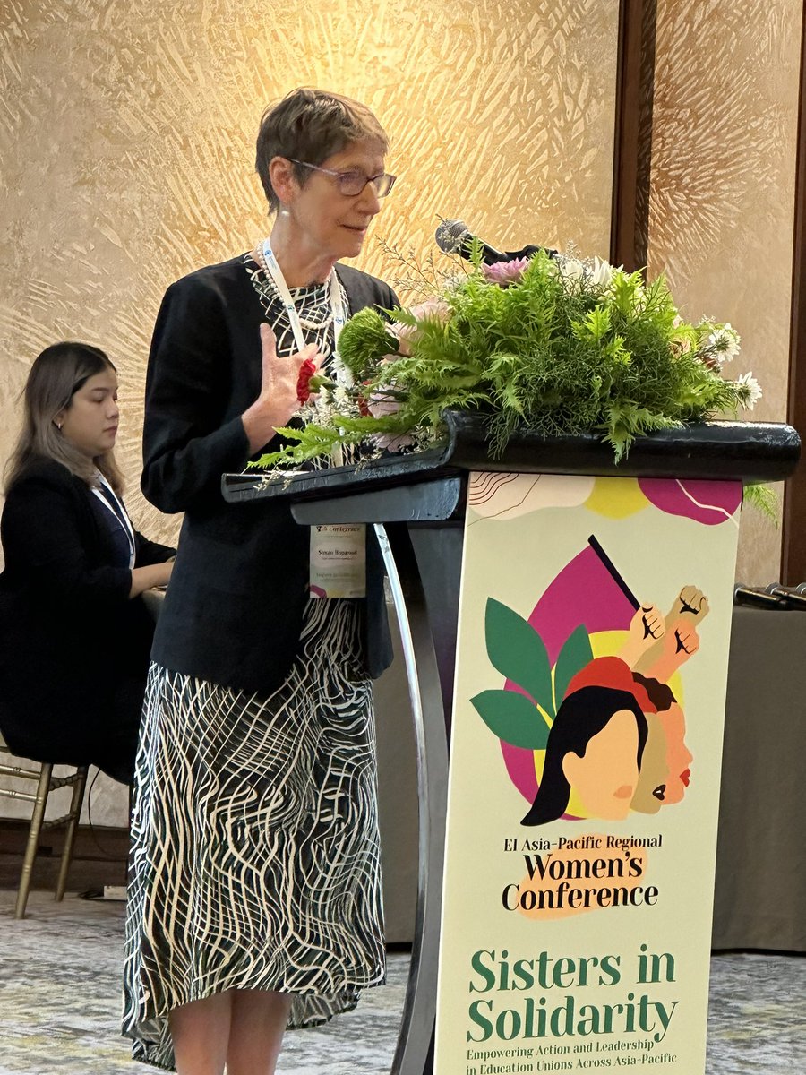 iam_singhanand's tweet image. Powerful women leaders open the first @eduintAP Women’s Conference #SistersInSolidarity: Empowering Action and Leadership in Education Unions Across Asia Pacific. #WomenLeadership #EducationUnions
#eiap_womenconference
#GenderEquality