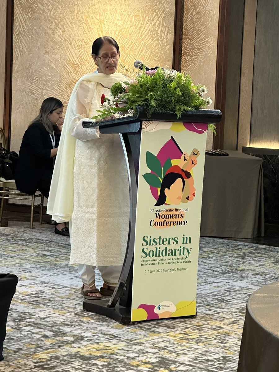 iam_singhanand's tweet image. Powerful women leaders open the first @eduintAP Women’s Conference #SistersInSolidarity: Empowering Action and Leadership in Education Unions Across Asia Pacific. #WomenLeadership #EducationUnions
#eiap_womenconference
#GenderEquality