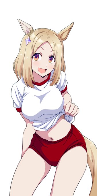 ナリタトップロード  ブルマ へそチラ 