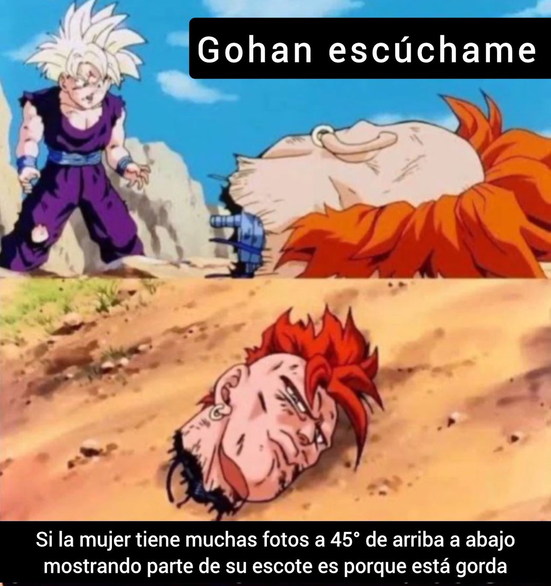 Sekzher's tweet photo. El Androide #16 sabía cosas. https://t.co/QRMwBUKvPV