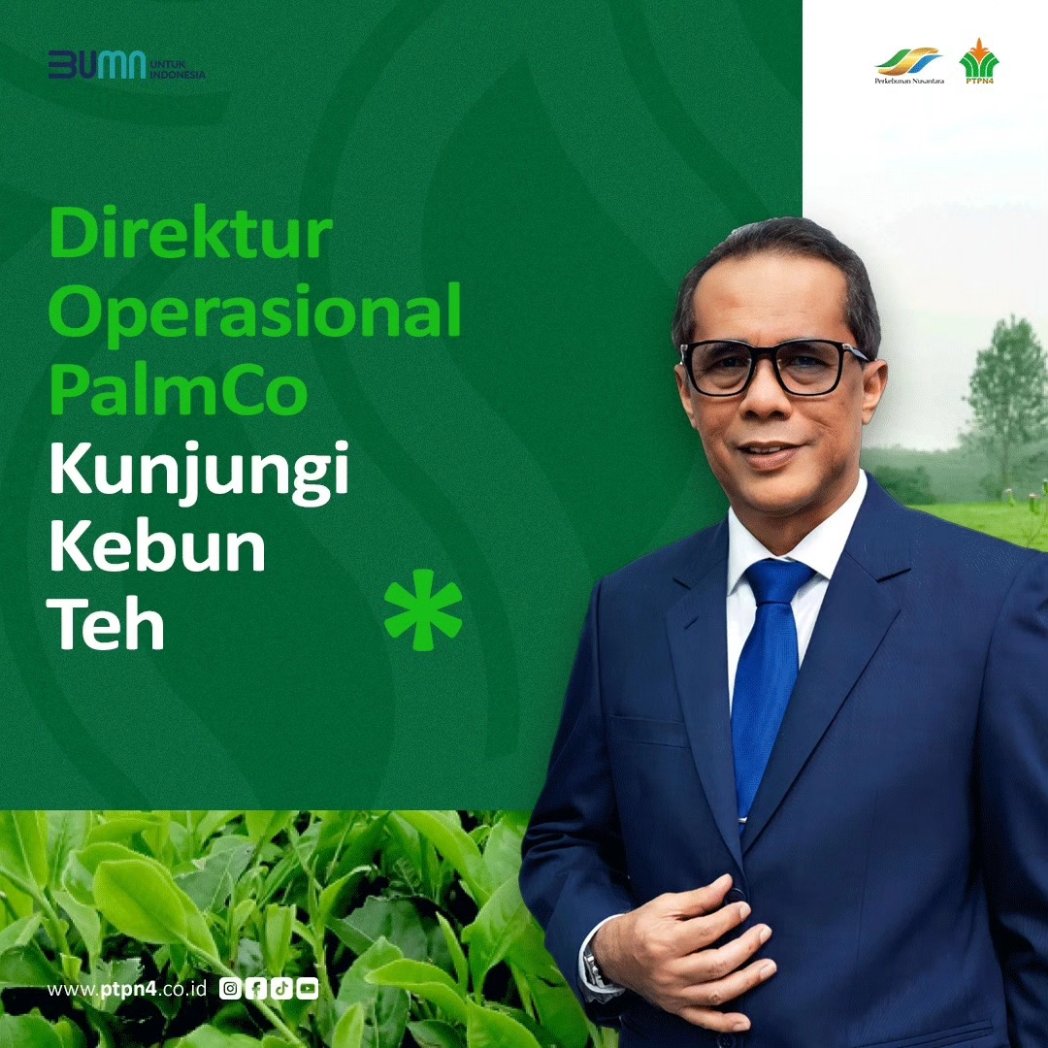 ptpn4_regional2's tweet photo. Hai #SahabatN4
Direktur Operasional PalmCo kunjungi Kebun Teh
#PTPN4
#PalmCo
#Regional2
#TurnAround
#BUMNuntukIndonesia https://t.co/OHKiFb18De