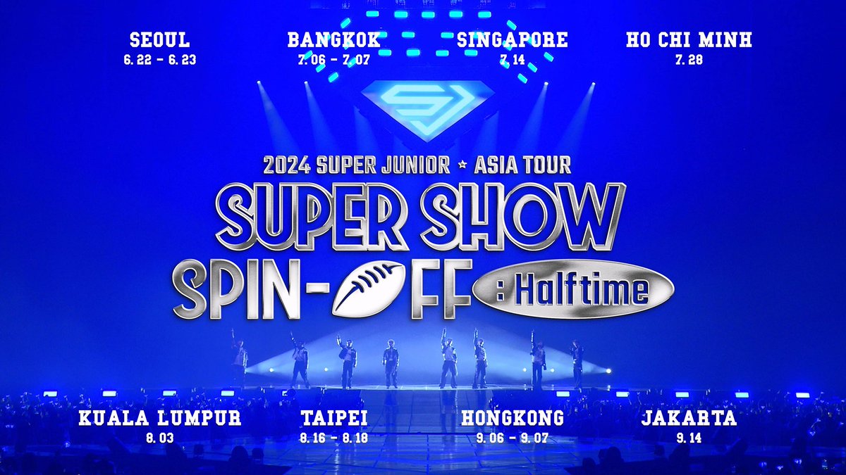 SJofficial's tweet photo. 2024 SUPER JUNIOR 〈SUPER SHOW SPIN-OFF : Halftime〉 ASIA TOUR I Seoul Show HIGHLIGHT CLIP

https://t.co/XJhprJEf54

#SuperShow_Spinoff_Halftime #SSS_HALFTIME 
#슈퍼주니어 #SUPERJUNIOR https://t.co/9oM4vgSPcC