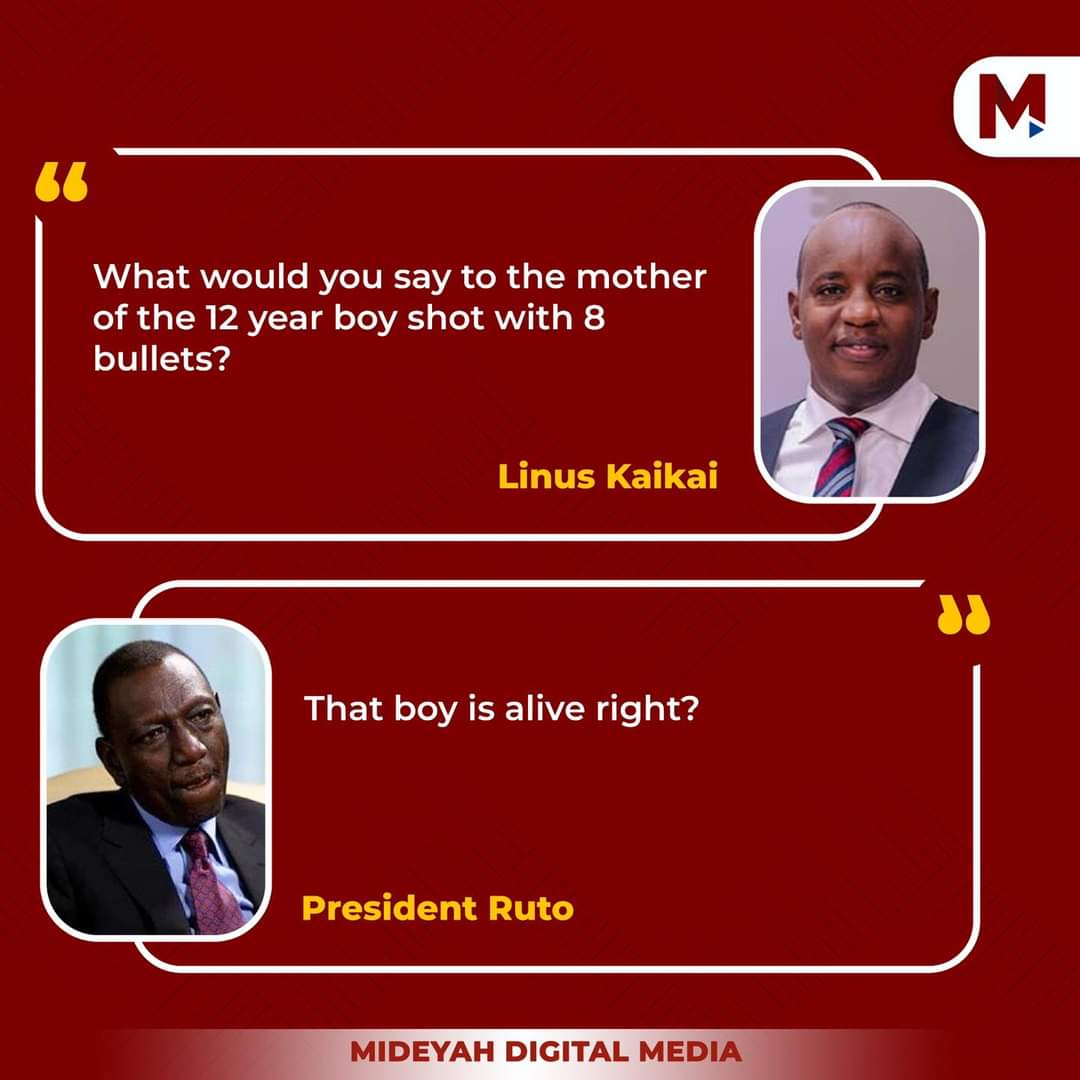 There was no dead boy shot with 8 bullets. That has been FAKE NEWS

The boy who died in Rongai was shot with a single bullet. His name; Kennedy.

The other young man who was shot with 6 bullets is called Okoth, from Mathare. He is alive and well as reported by <a href="/citizentvkenya/">Citizen TV Kenya</a> and