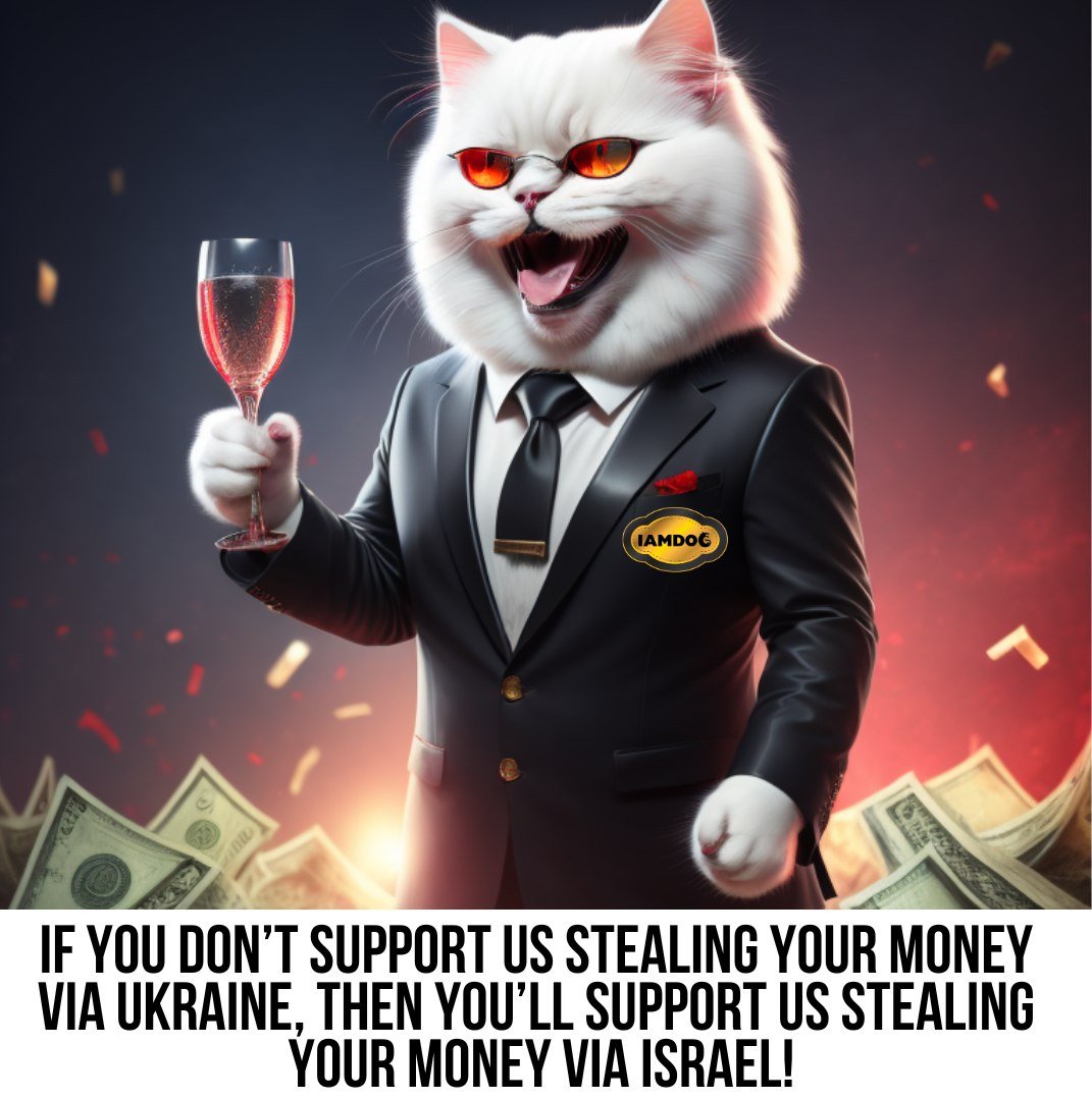 KINGMAKERLEGACY's tweet photo. Can’t decide if you want your money stolen via Ukraine or Israel? We’ve got you covered! 💰🤑
#IAMDOG #IAMPoliticalSatire #IAMGlobalPolitics #IAMUkraine #IAMIsrael #IAMAmerica https://t.co/LcFrV3mm4c