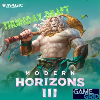 GameGridSSPRGS's tweet photo. 🎉 **Love Your Local Game Store Event!** 🎉

For the month of July, we’re excited to be part of the Love Your Local Game Store event! Every Thursday at 7 PM, join us for a Modern Horizons 3 draft for only $35.

Starting July 11th, there will be special promos, so don’t miss out! https://t.co/c2kMmbkZfi