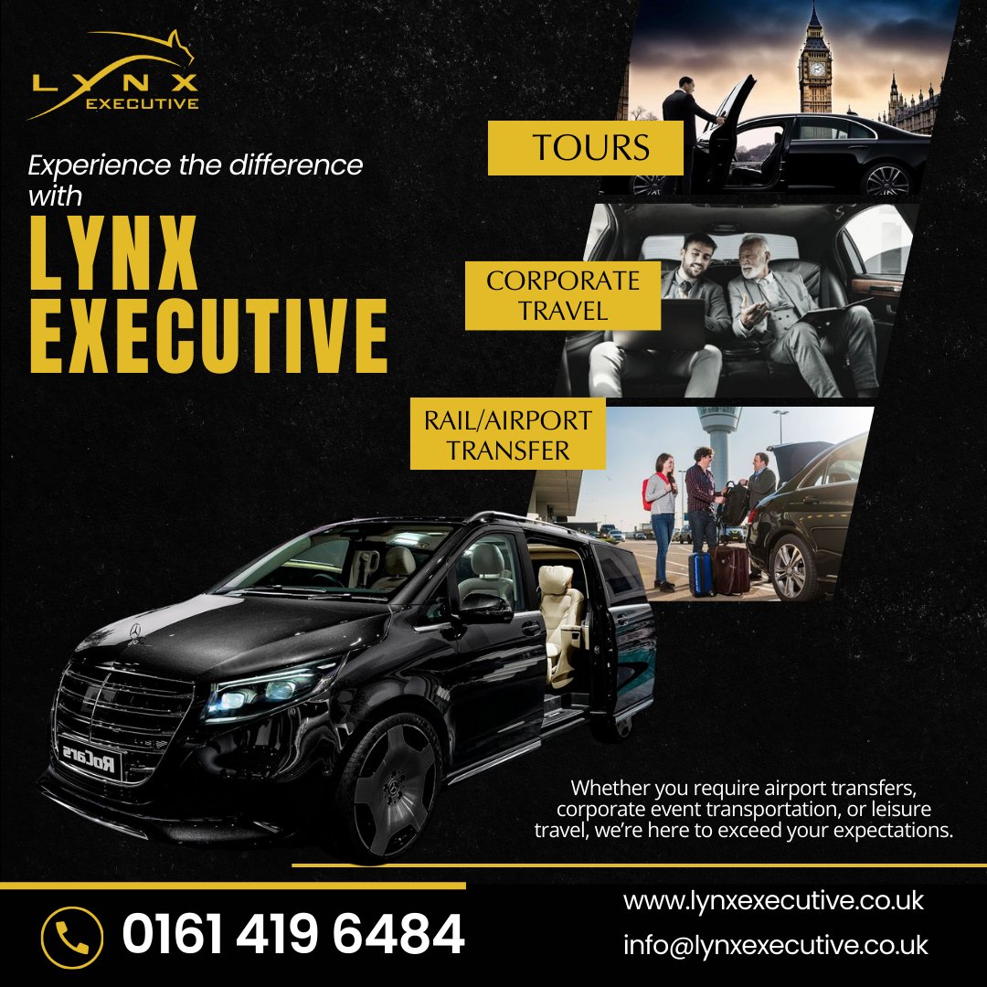 Experience the difference with <a href="/LynxExecutive/">Executive</a> 
#cheshire #mobberley #knutsford #wilmslow #bramhall #poynton <a href="/macclesfield/">Macclesfield Town</a> #manchesterairport #hale #altrincham #tameside #denton #hyde #didsbury #gatley #heatons #newmills #romiley #adswood