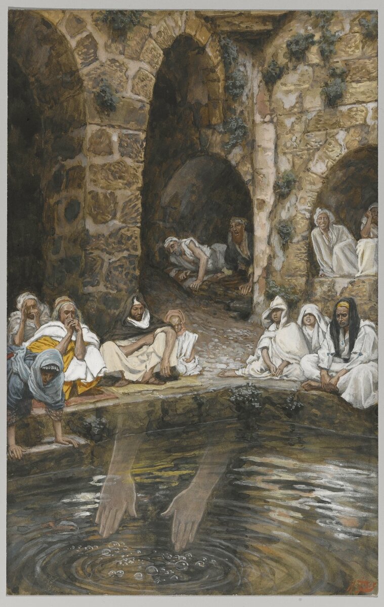 artisttissot's tweet photo. The Piscina Probatica or Pool of Bethesda (La piscine probatique ou de Bethesda) https://t.co/i00U81ev7c https://t.co/ChmyVfCPZw