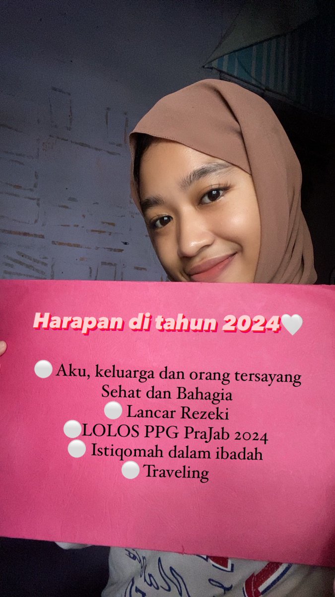 Destianti_S's tweet photo. @_Wendywalters Bissmillah semoga Allah kabulkan
Harapan di tahun 2024🤍
⚪️ Aku, keluarga dan orang tersayang Sehat dan Bahagia
⚪️ Lancar Rezeki
⚪️LOLOS PPG PraJab 2024
⚪️ Istiqomah dalam ibadah
⚪️ Traveling

#LevelUpWithEnervonActive https://t.co/nwLbvQywfk