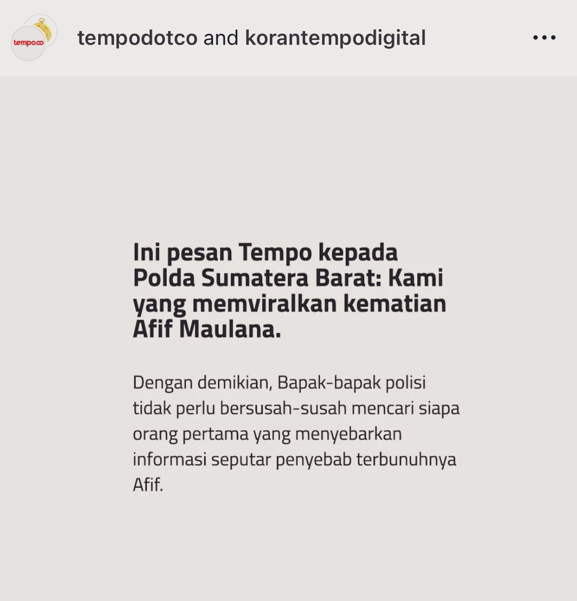 Tadinya langganan Tempo bulanan. Gara-gara posting ini, saya berhenti.

...langsung ubah jadi langganan setahun.