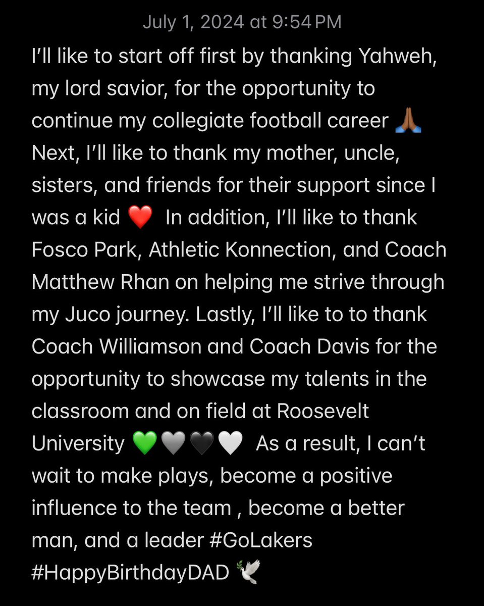 Happy Birthday to my Father ❤️🕊️ #RIP #Committed <a href="/RULAKERFB/">Roosevelt University Football</a>
