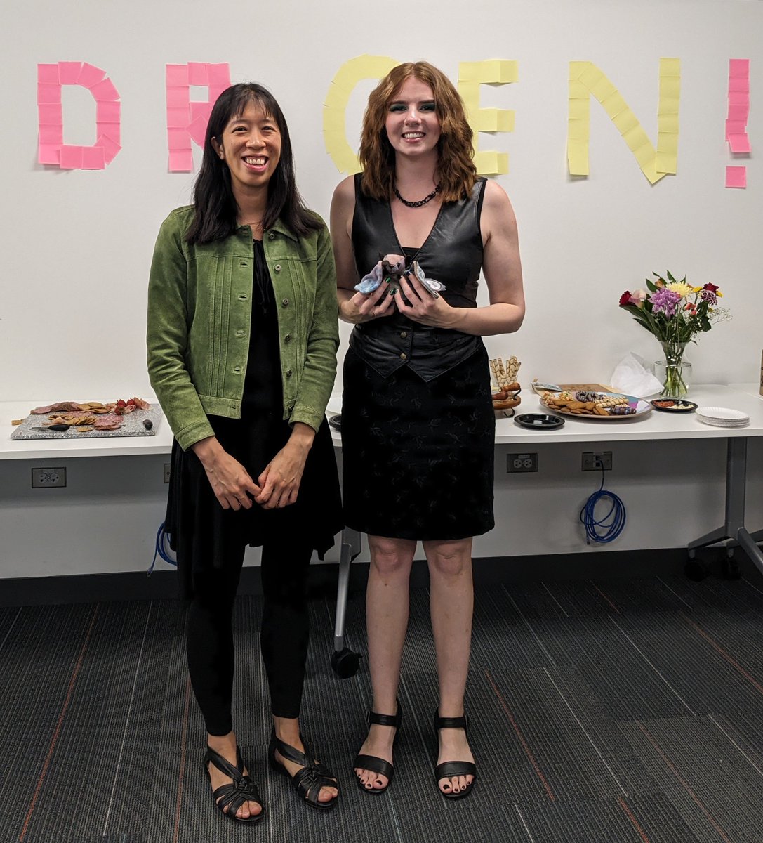 Fong Group at Northwestern (@fonggroup) on Twitter photo Congratulations to Dr. Genevieve Schroeder (<a href="/AstroGenevieve/">Dr. Genevieve Schroeder</a>) on her successful defense today! She showed the sheer power of radio observations for GRBs, and her novel observing strategies are responsible for the recent increased detection rate of short GRBs. Next stop: New York! Congratulations to Dr. Genevieve Schroeder (<a href="/AstroGenevieve/">Dr. Genevieve Schroeder</a>) on her successful defense today! She showed the sheer power of radio observations for GRBs, and her novel observing strategies are responsible for the recent increased detection rate of short GRBs. Next stop: New York!