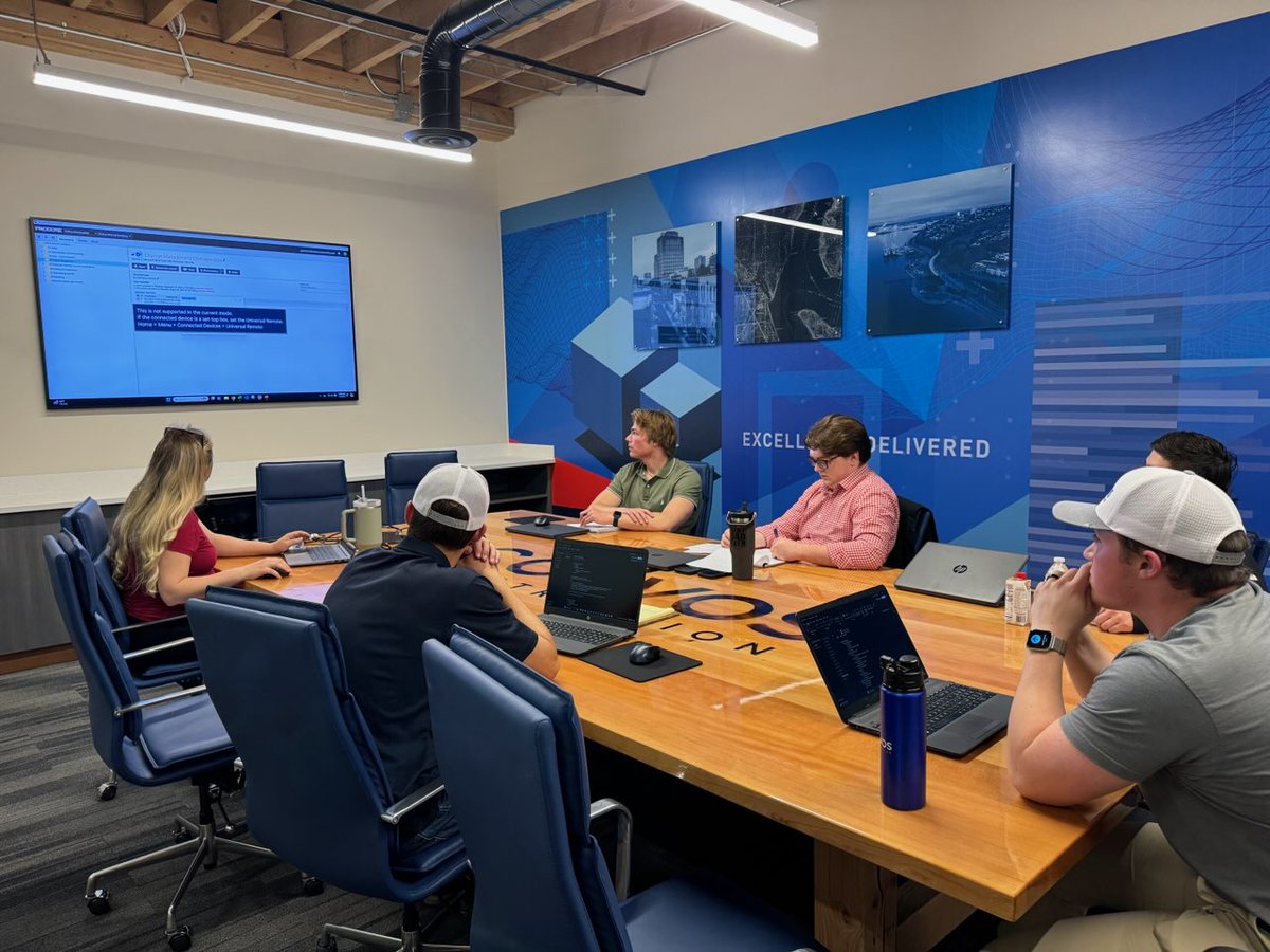 Project Manager, Gabby Schwartz, is leading the way by educating our summer interns and new project engineer with some top-notch training.  We're thrilled to see our team growing and learning from the best! #TeamColvos