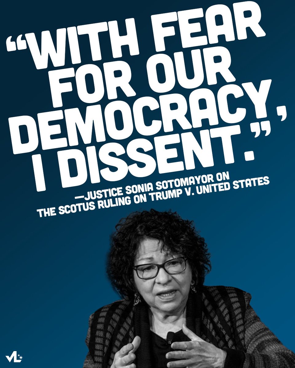 Justice Sonia Sotomayor speaking the truth in her dissent.