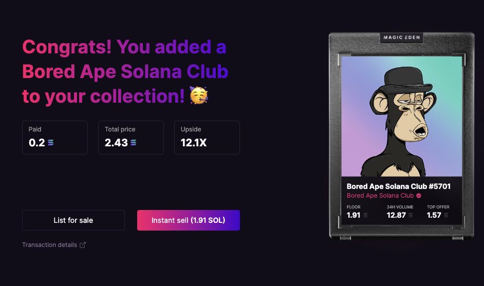 Welp guess I’m joining the <a href="/BoredApeSolClub/">Bored Ape Solana Club</a> community🫡