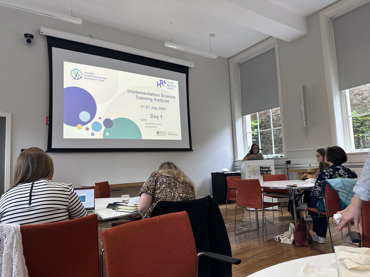 Dr. Macey Levan (@drmaceylevan) on Twitter photo #ISTI2024 Day 1 was fantastic with renowned faculty teaching and learning all about frameworks and implementation research logic models #ImpSci <a href="/HIRH_Ireland/">Health Implementation Research Hub</a> #ISTI2024 Day 1 was fantastic with renowned faculty teaching and learning all about frameworks and implementation research logic models #ImpSci <a href="/HIRH_Ireland/">Health Implementation Research Hub</a>
