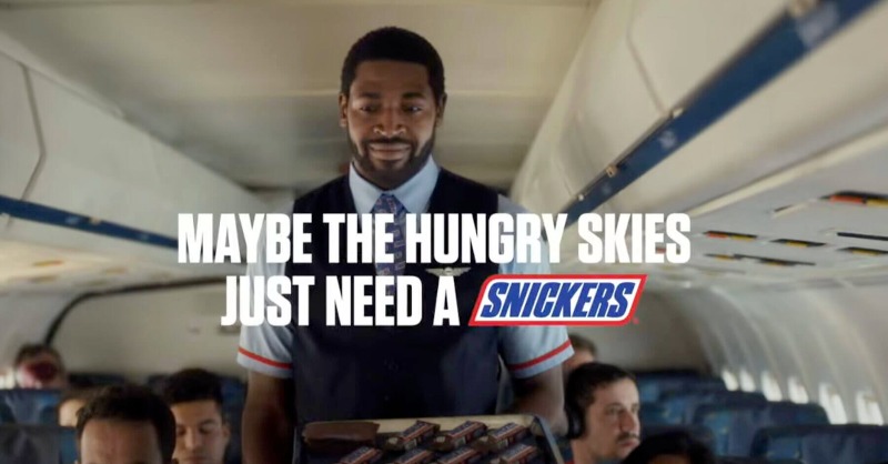 AllergicLiving's tweet photo. @FoodAllergy calls for FA community to #BoycottSnickers until @MarsGlobal stops ad campaign promoting peanutty Snickers as the go-to airplane snack. FARE says not just insensitive, potentially dangerous with #peanutallergy. We get more from FARE's Sung Poblete + @NoNutTraveler.