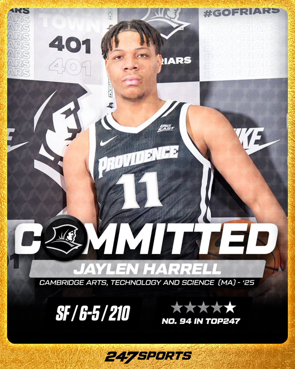 DushawnLondon1's tweet photo. NEWS: Jaylen Harrell, a four-star prospect in the class of 2025 has committed to Providence.

“We feel like we have a good shot at winning a national championship."

Story: https://t.co/ixjsIoo2pU https://t.co/mvkCWtEzw3