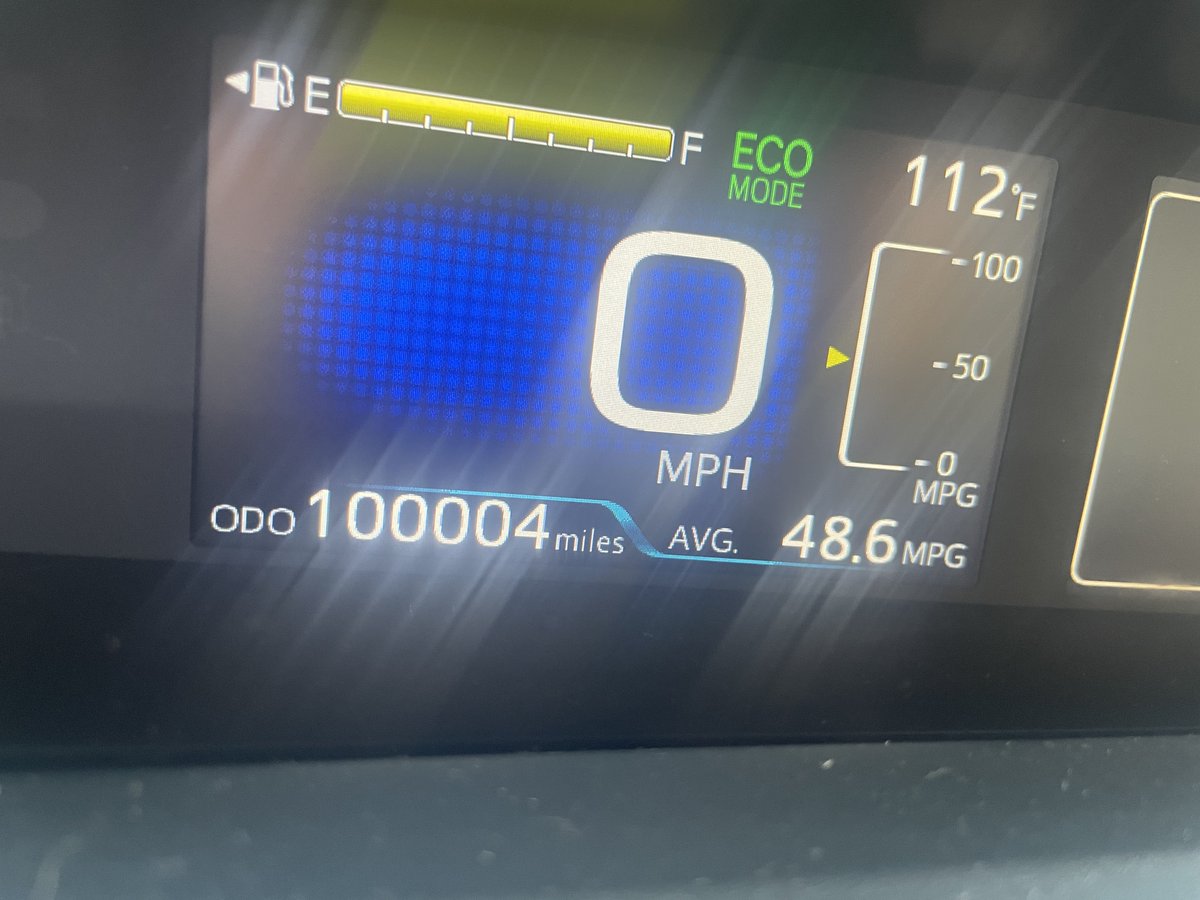 Prius chugging along. Put 30 something thousand miles on it since I bought it in February 2023.