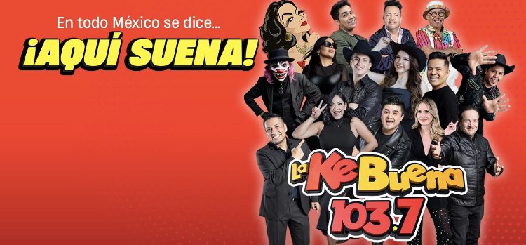 <a href="/kebuenamty/">Ke Buena Monterrey</a> <a href="/kebuenaoficial/">LaKeBuena®</a> <a href="/soyelpollolopez/">𝓓𝓪𝓷𝓲𝓮𝓵 𝓛𝓸́𝓹𝓮𝔃 “El Pollo” 🔱</a> <a href="/SoyJessDeLeon/">Jess de León</a> <a href="/arturomapache/">Arturo Trujillo</a> @KompaYasoConK <a href="/cecyvegaoficial/">Cecy Vega</a> <a href="/ladivademexico/">La Diva de México</a> 

<a href="/elindiobrayan/">El Indio Brayan, Hugo Alcántara</a> #AquiSuenaLaKebuena #Monterrey #kebuenaMty 🤠⚡️ #TOP5