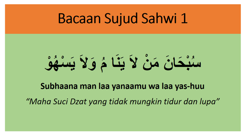 DiaraFathiya's tweet photo. Bacaan ketika sujud sahwi,boleh pilih dari salah satu dari 3 bacaan sujud sahwi ini: https://t.co/Hg1lpDkvBE