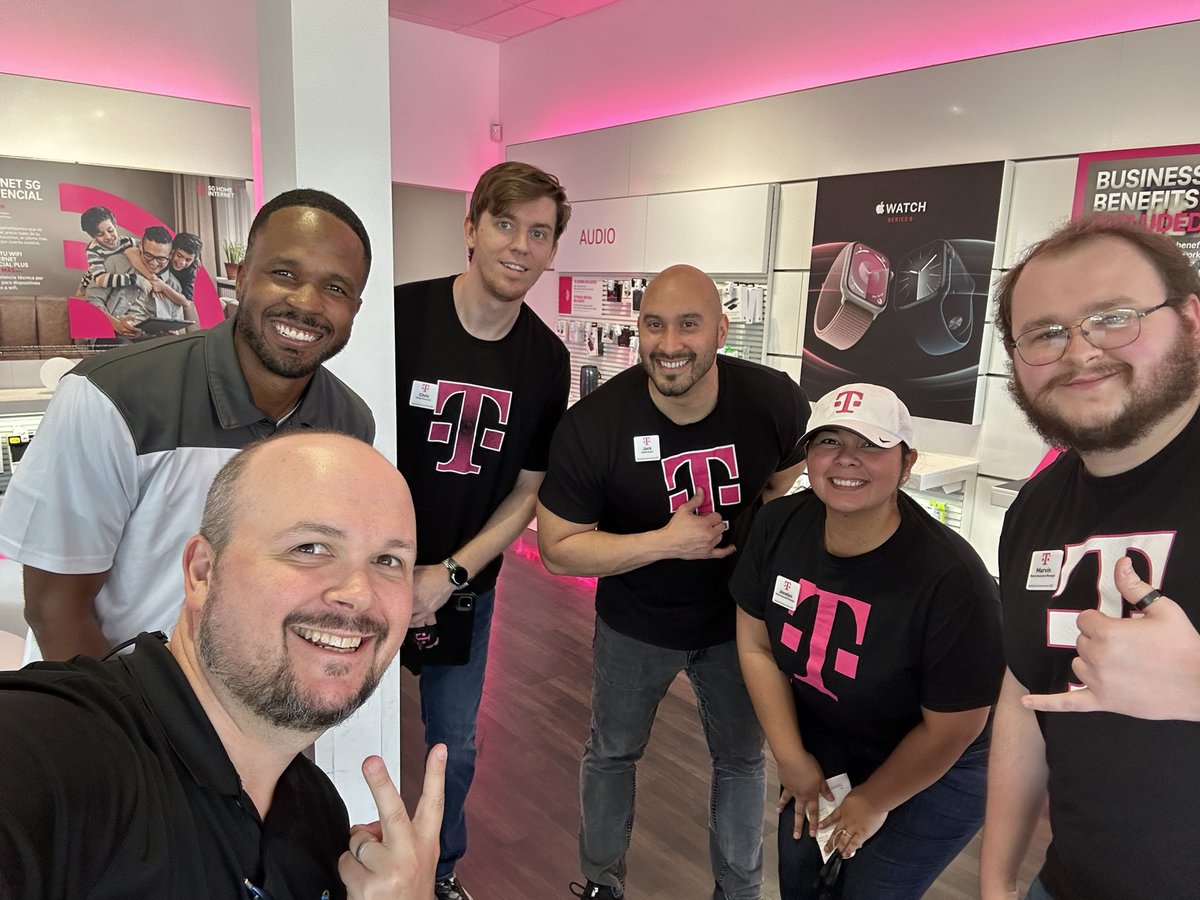 Awesome visits last week with <a href="/acarter111/">Art Carter</a> in Houston North, talking P360, closing gaps, and why <a href="/TMobile/">T-Mobile</a> is the BEST at protecting our customers’ wireless’ experience.