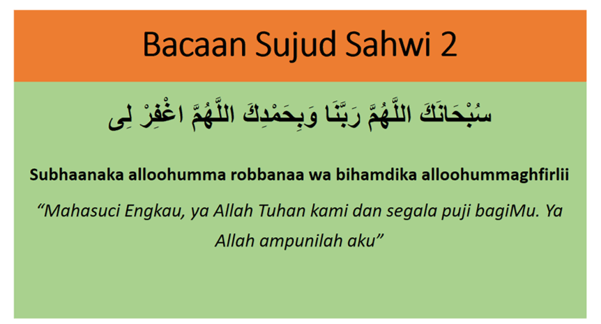 DiaraFathiya's tweet photo. Bacaan ketika sujud sahwi,boleh pilih dari salah satu dari 3 bacaan sujud sahwi ini: https://t.co/Hg1lpDkvBE