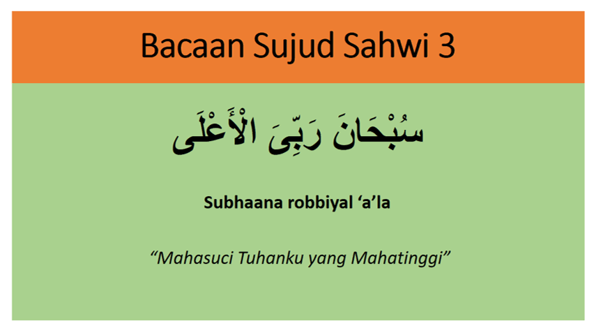 DiaraFathiya's tweet photo. Bacaan ketika sujud sahwi,boleh pilih dari salah satu dari 3 bacaan sujud sahwi ini: https://t.co/Hg1lpDkvBE