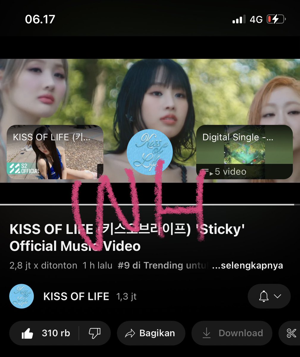 wornhlee's tweet photo. @KISSIESTALE congratulations on your summer comeback KISS OF LIFE! the song is soooo amazing 😍 good luck for the promotions 😍😍
#StickyOUTNOW #Sticky #KISSOFLIFE https://t.co/dveQ0rzbEH