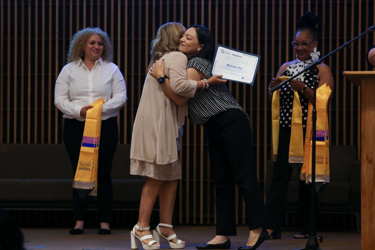 We celebrated our first ever Ready2Teach cohort as nearly 30 participants completed the 12-month program and took a big step toward becoming an early childhood educator! To learn more about the program and sign up for our next cohort, visit laep.org.