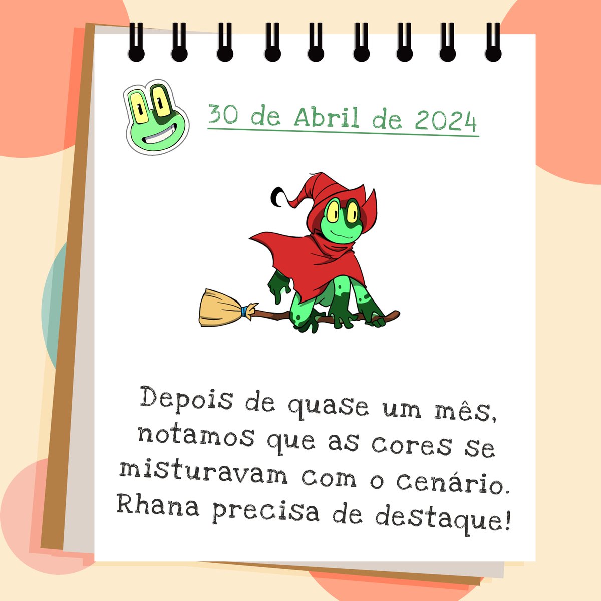 Asthon_ES's tweet image. Magic Frog passou por várias transformações desde o começo do desenvolvimento. A equipe sempre se dedicou a criar um visual único e carismático para o nosso protagonista! 🐸🐸🐸📢
1/2
#magicfrog #asthonentertainmentstudios #indiegame #indiegamestudio #indiegameart #braziliangames