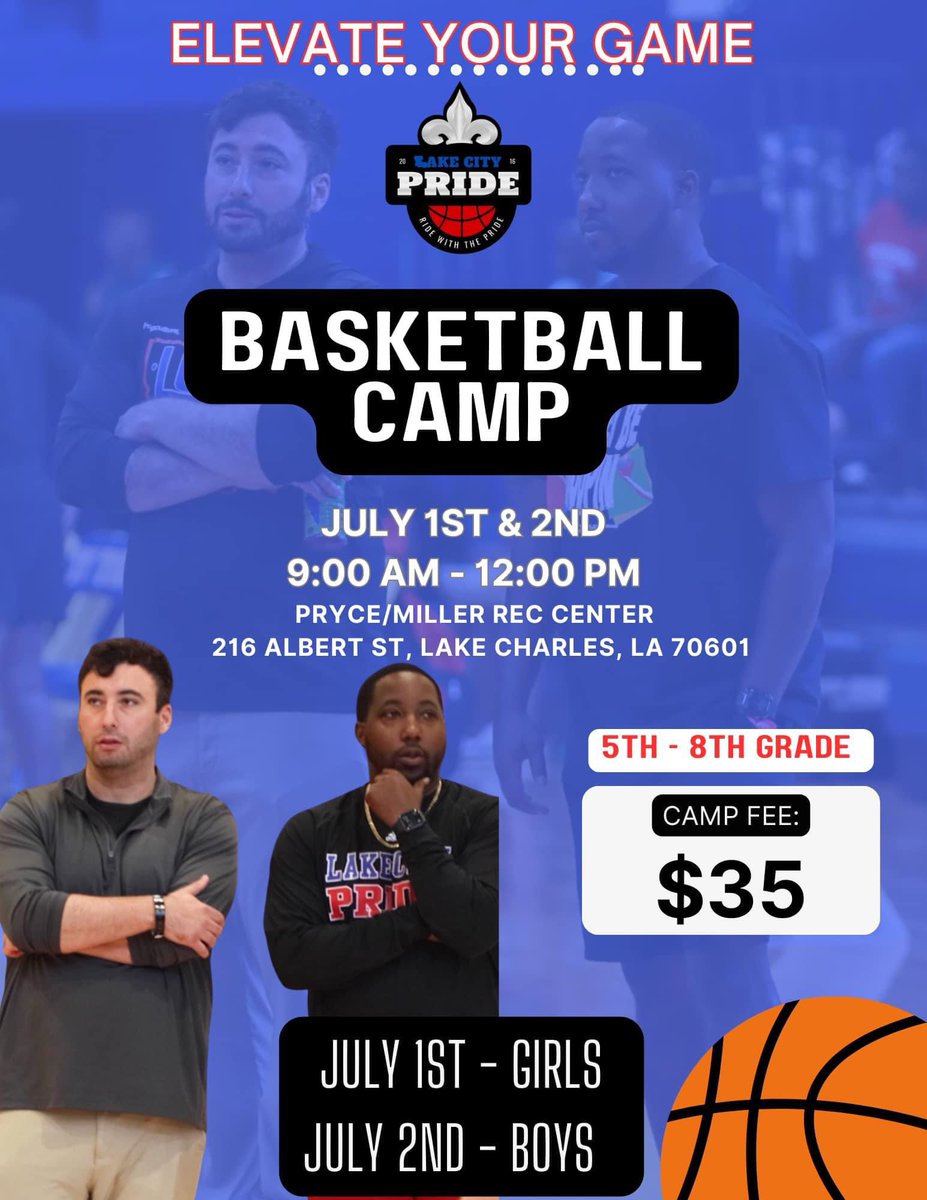 IstreElla's tweet photo. @LakeCityPride Thank you for a great Basketball Camp this morning 🏀 Looking forward to the next one.

 @CallMeCoach_11  
@__Coach__D 
@The_elite_grind 
Lake Arthur Tigers Basketball @la_tigers https://t.co/8hX5WtyhzO