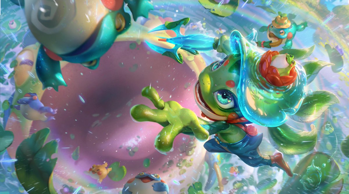 If you’re wondering how to get the NEW Rain Shepherd Fizz skin with an exclusive #LeaguePartner chroma included for free, pond-er no more. 

You have hopped to the right place, simply like/retweet this post and I’ll be sending the codes to the winners this week :]